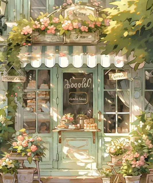 Malen nach Zahlen - Coffee Shop